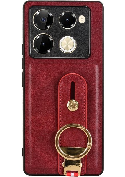 Infinix Not 40 Pro Artı 5g Kolaylık Premium Pu Deri Bilek Için Kılıf (Yurt Dışından)