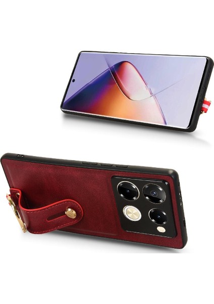Infinix Not 40 Pro Artı 5g Kolaylık Premium Pu Deri Bilek Için Kılıf (Yurt Dışından)