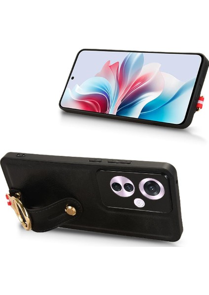 Oppo Oppo 11F 5g Kolaylık Premium Pu Deri Bilek Kayışı Için Kılıf (Yurt Dışından) modelleri