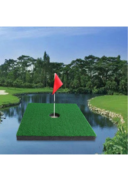 Golf Ş Paspasları Havuz Oyunu Yontma Çim 55X55CM Bir (Yurt Dışından)