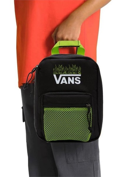 Vans New Skool Termal Beslenme Çantası Siyah Yeşil