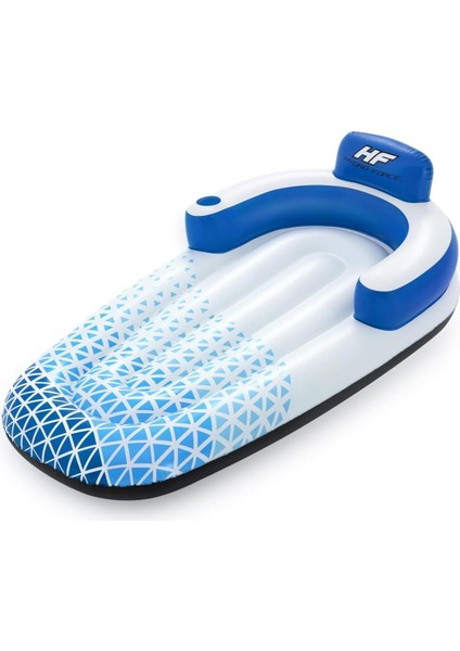Çok Renkli Hydro-Force 75" x 42"/1.91M x 1.07M Indigo Wave Lounge 3 - 4 Yaş
