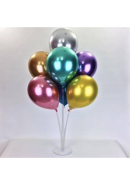 Krom Balonlu Balon Standı