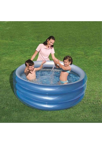151-200 cm Havuz Jumbo Metalik Renk Yuvarlak 150X53 cm - 51041 Şişme 51-60 cm Pompa Dahil Değildir fiyatları