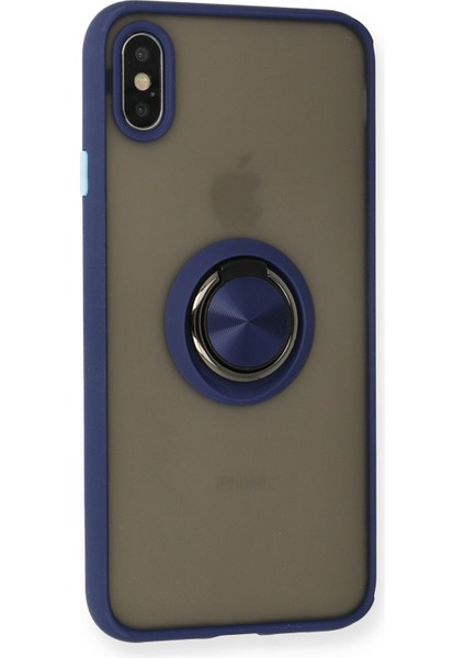 iPhone Xs Kılıf Yüzüklü Kamera Koruyuculu