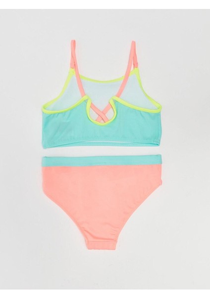 Baskılı kız çocuk bikini takım