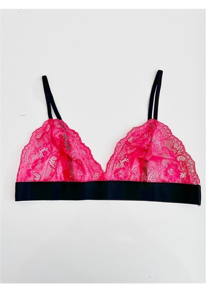 Fuşya Full Dantel Bralet Ds200112br