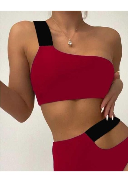 Lastikli Cut Out Bikini Takım Db200713bt