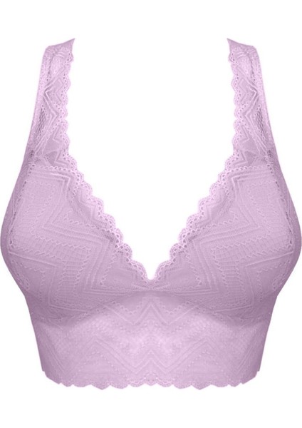 Pembe Dantel Kaplı Bralet Ds200613br