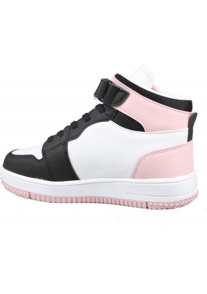 Haykat Boğazlı Siyah Pembe Çocuk Sneakers