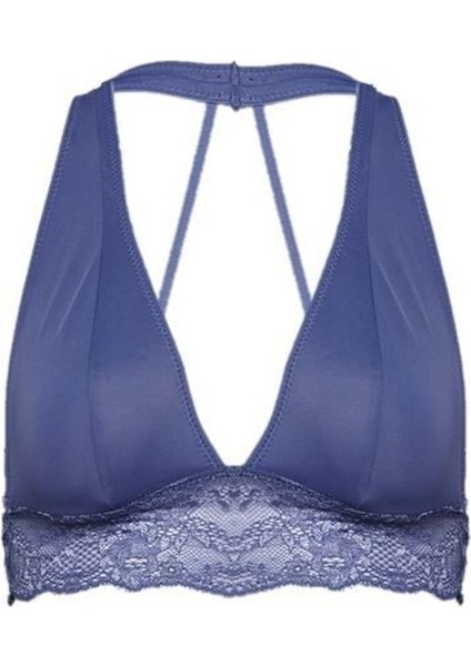 Mat Mavi Mıcro Sırt Detaylı Bralet Ds200459br