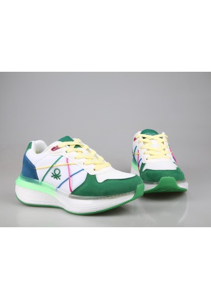 United Colors Of Benetton Bnl-10044 Beyaz Yeşil Unisex Sneakers fırsatları