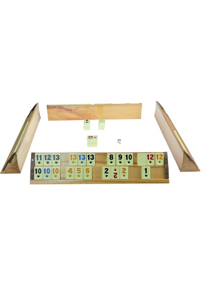 Ahşap Okey Takımı Kutulu Süper Okey Yüzbir Takımı