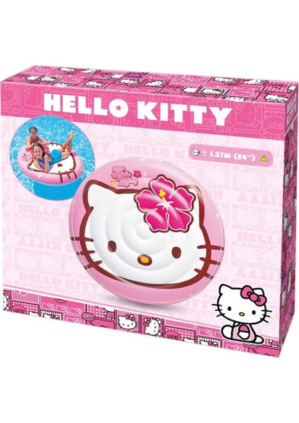 3+ Yaş Hello Kitty Küçük Ada - Hello Kitty Island - Hello Kitty Şişme Deniz Yatağı -Hello Kitty Ada