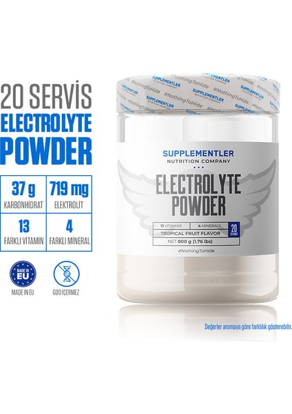 Electrolyte Powder 800 gr