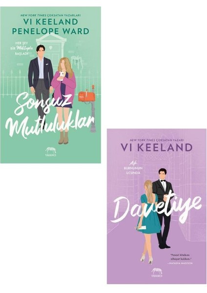 Davetiye - Sonsuz Mutluluklar - Vi Keeland - 2 Kitap Takım