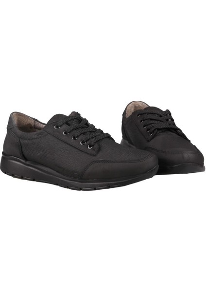 17221 Deri Siyah Nubuk Erkek Günlük Ayakkabı indirimleri