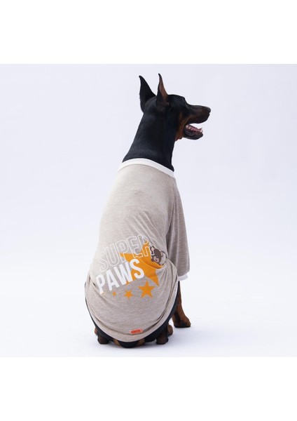Bej Super Paws Büyük Köpek Sweati Köpek Kıyafeti 15 Kg - 45 Kg