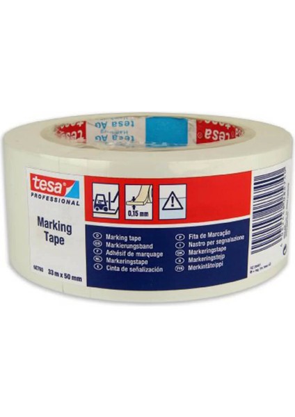 Yer Işaretleme Ikaz Bandı Beyaz 60760-00094-15