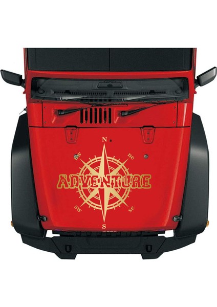 Adventure Pusula 4x4 Offroad Kamp Avcı Araba Oto Karavan Sticker 00052 fiyatları