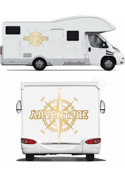 Adventure Pusula 4x4 Offroad Kamp Avcı Araba Oto Karavan Sticker 00052 indirimleri