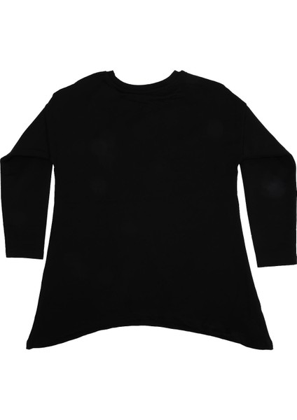 Baskılı Uzun Kollu Bisiklet Yaka Tunik modelleri