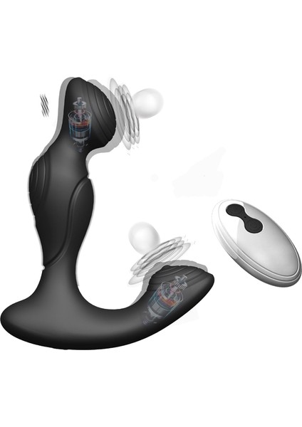 Özel Silikon Masaj Seti, 9 Modlu Şarj Edilebilir Kablosuz Vücut Kadın Erkek Şarjlı Masaj