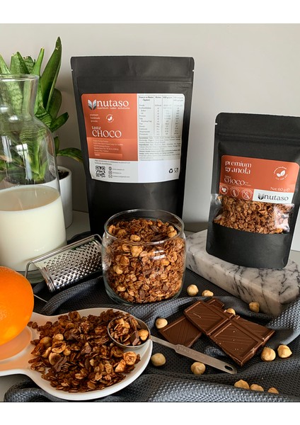 Pecan, Choco, Salty Granola 60 gr x 3