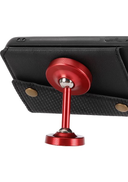 Realme 11 Kickstand Kart Tutucu Buit Için Cüzdan Durumda Demir Darbeye Dayanıklı (Yurt Dışından)