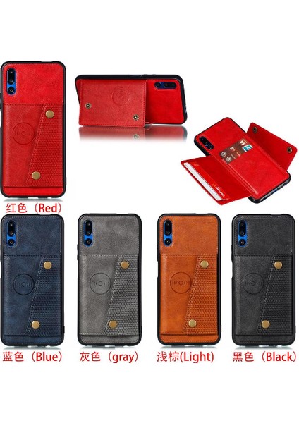 Onur 9x Cüzdan Kılıf Için Cüzdan Kılıf Darbeye Koruyucu Kickstand Buit (Yurt Dışından)