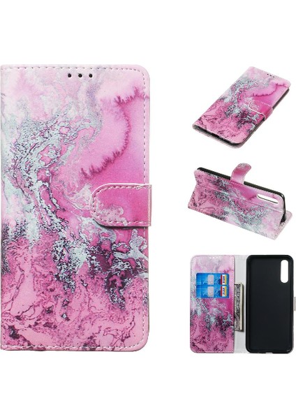 Samsung Galaxy Için Flip Case A50/A50S/A30S Kart Yuvaları Tutucu Pu Deri (Yurt Dışından)