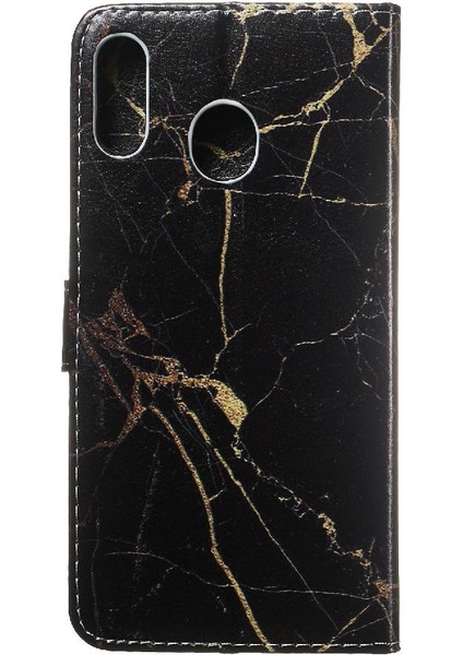 Samsung Galaxy M20 Manyetik Mermer Desen Pu Deri Cüzdan Için Flip Case (Yurt Dışından) indirimleri