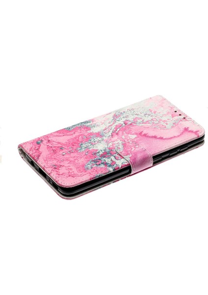 Samsung Galaxy Flip Mermer Desen Pu Deri Cüzdan Tam Için Flip Case (Yurt Dışından) modelleri