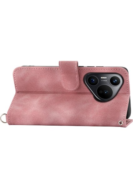 Huawei Pura 70 Çoklu Kredi Kartı Yuvaları Bileklik Için Flip Case (Yurt Dışından)