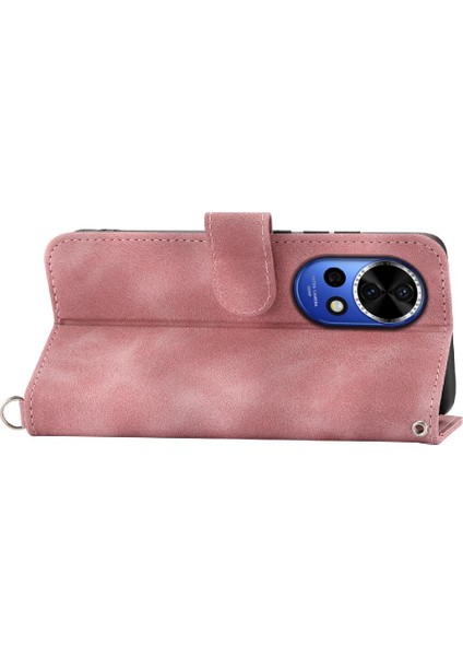 Huawei Nova 12 Için Flip Case Kabartmalı Bileklik Darbeye Çoklu Kart (Yurt Dışından) indirimleri