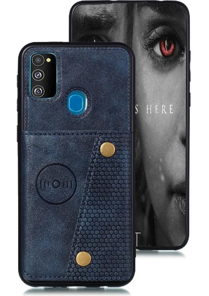 Samsung Galaxy M30S/M21 Cüzdan Kılıf Buit Demir Kickstand Için Cüzdan Kılıf (Yurt Dışından)