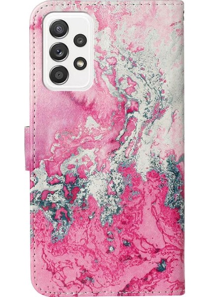 Samsung Galaxy A73 5g Için Flip Case Kart Yuvaları Tutucu Manyetik Tam Pu (Yurt Dışından)