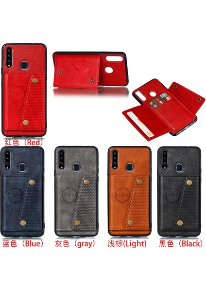 Samsung Galaxy A20S Cüzdan Kılıf Için Cüzdan Kılıf Darbeye Koruyucu Kart (Yurt Dışından) modelleri
