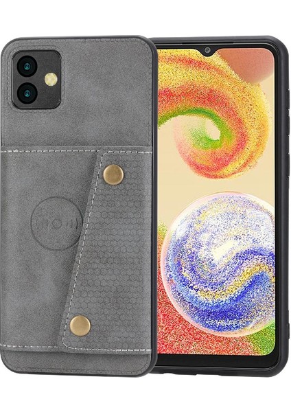 Samsung Galaxy A04 Kickstand Cüzdan Kılıf Için Cüzdan Kılıf Darbeye Kart (Yurt Dışından)