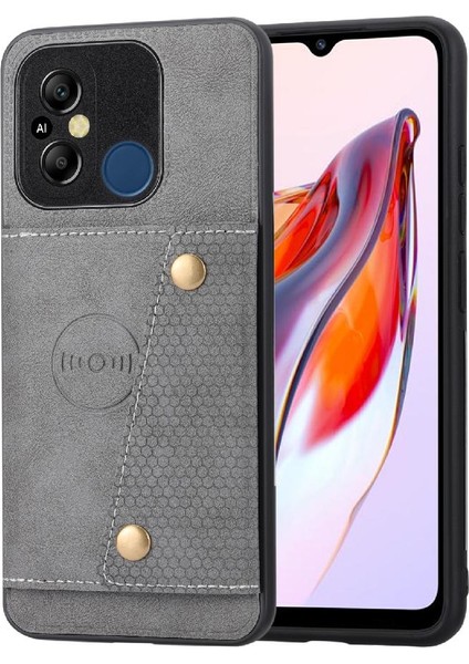 Cüzdan Kılıf Için Xiaomi Redmi 12C/11A 4g Kart Tutucu Kickstand Darbeye (Yurt Dışından)
