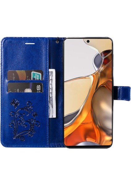Xiaomi 11T/11T Pro Pu Deri Darbeye Kapak Manyetik Flip Case (Yurt Dışından)