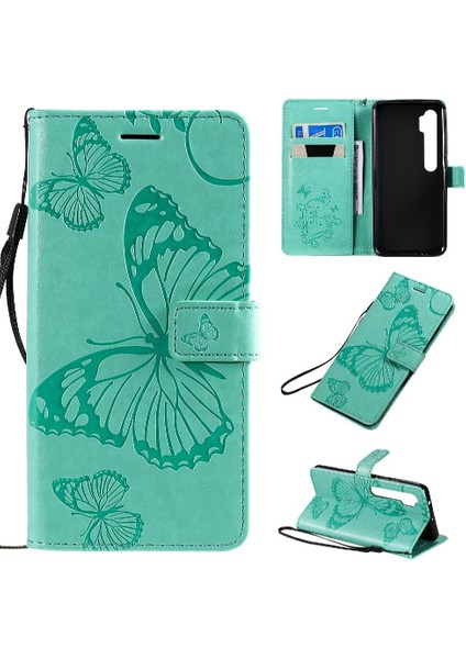 Xiaomi Not 10 Için Flip Case Kickstand Pu Deri Manyetik Kapak ile (Yurt Dışından)