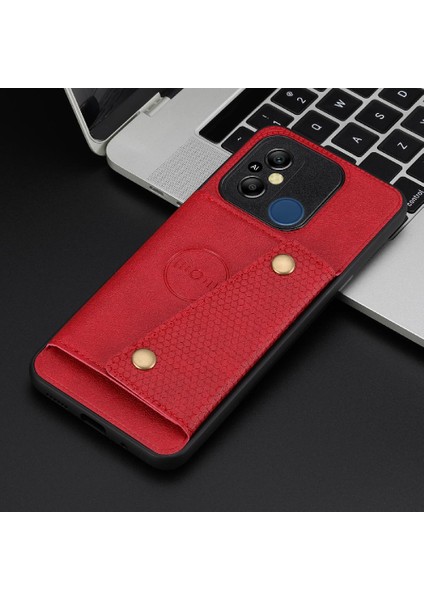 Cüzdan Kılıf Için Xiaomi Redmi 12C/11A 4g Kart Tutucu Kickstand Darbeye (Yurt Dışından) modelleri