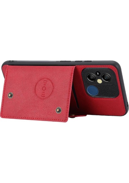 Cüzdan Kılıf Için Xiaomi Redmi 12C/11A 4g Kart Tutucu Kickstand Darbeye (Yurt Dışından) indirimleri