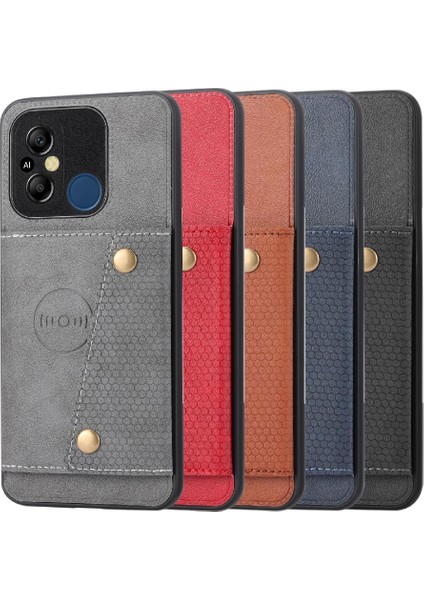 Cüzdan Kılıf Için Xiaomi Redmi 12C/11A 4g Kart Tutucu Kickstand Darbeye (Yurt Dışından) modelleri