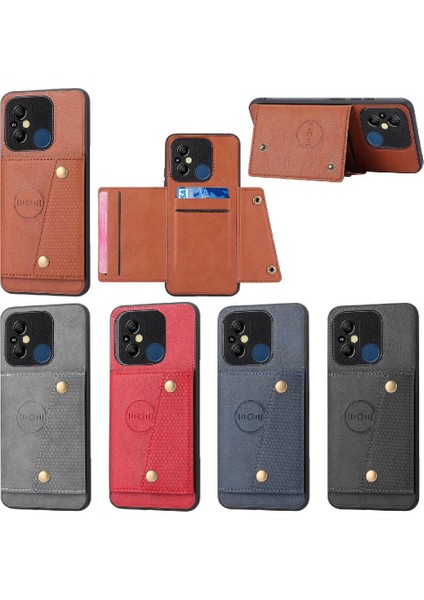 Cüzdan Kılıf Için Xiaomi Redmi 12C/11A 4g Kart Tutucu Kickstand Darbeye (Yurt Dışından) fırsatları