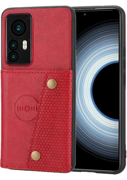 Cüzdan Durumda Xiaomi 12T Pro Buit Demir Kickstand Darbeye Cüzdan (Yurt Dışından)