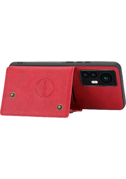 Cüzdan Durumda Xiaomi 12T Pro Buit Demir Kickstand Darbeye Cüzdan (Yurt Dışından)