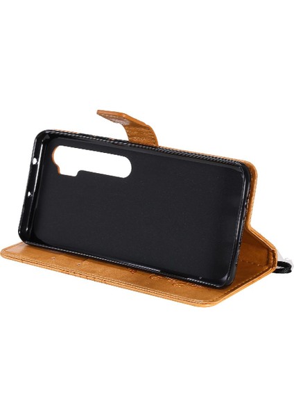 Xiaomi Not 10 Için Flip Case Kickstand Pu Deri Manyetik Kapak ile (Yurt Dışından)