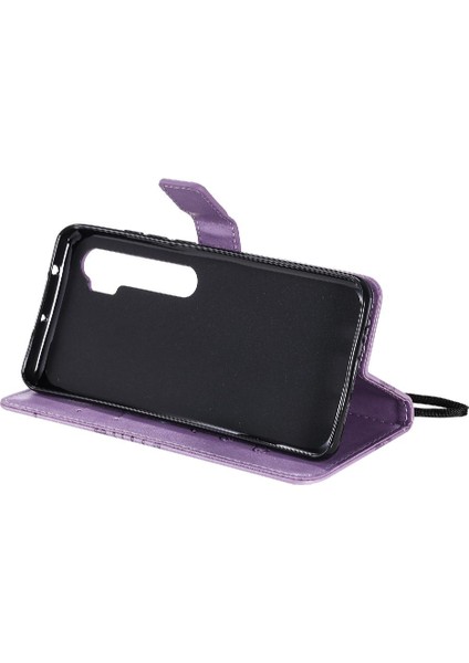 Xiaomi Not 10 Için Flip Case Kickstand Pu Deri Manyetik Kapak ile (Yurt Dışından)